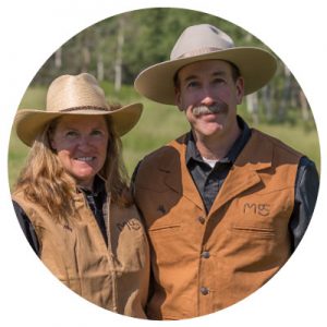 ranch managers couple head shots
